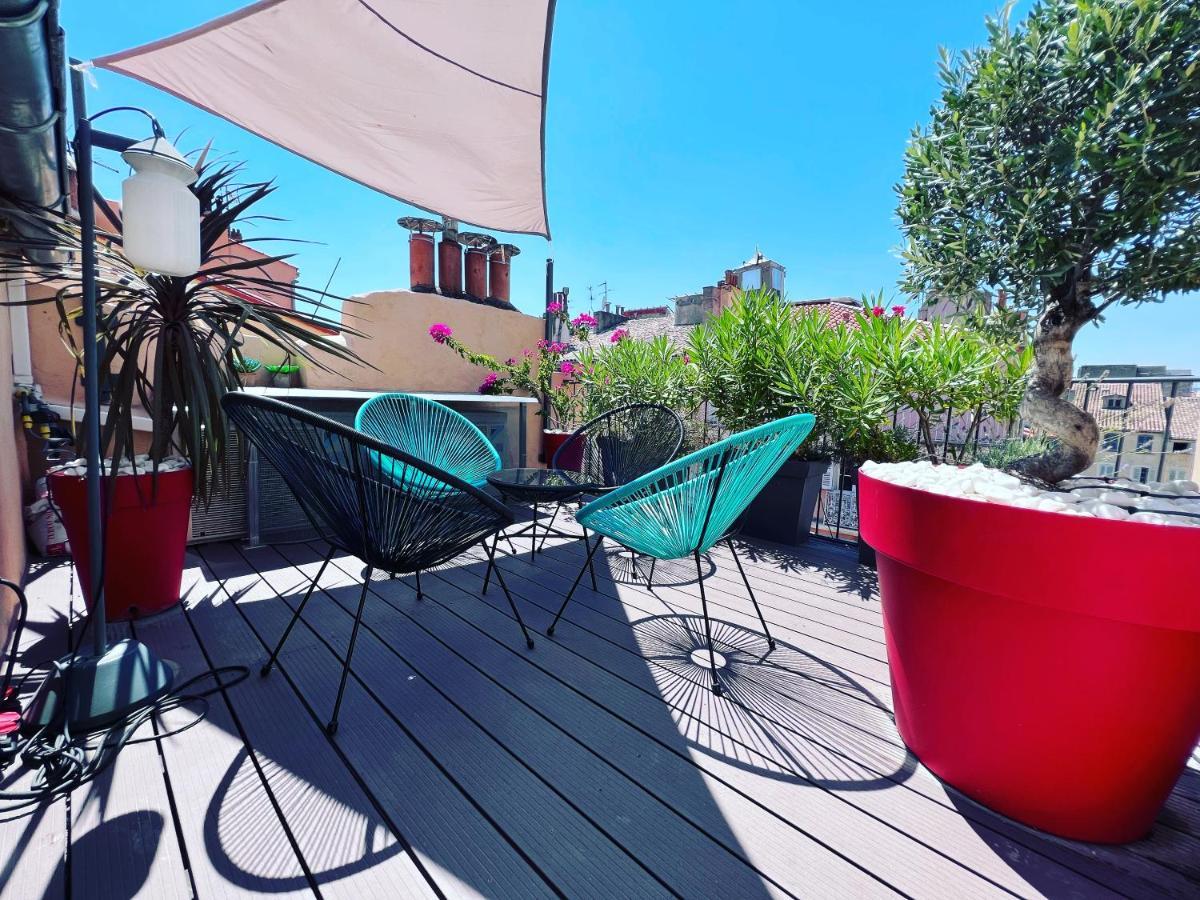 Appartamento Duplex Avec Terrasse - Hyper-Centre De Tolone Esterno foto